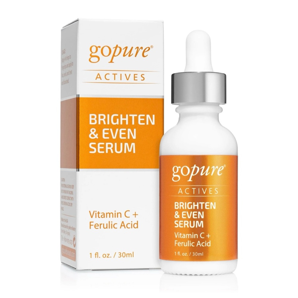 goPure Actives Vitamin C Serum - Skincare Brightening Vitamin C Serum For Face